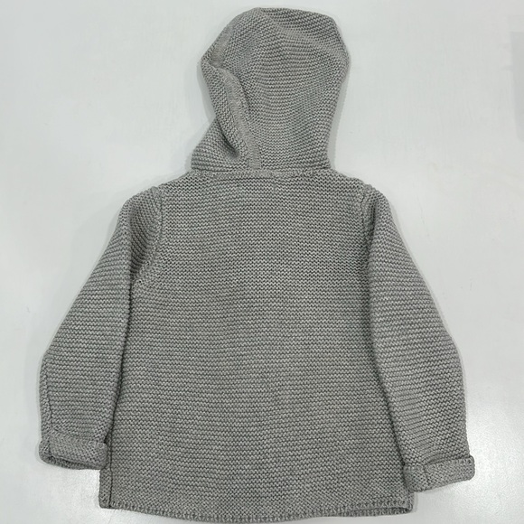 NEW NEVER WORN Cute by BABY BODEN sweater. Color gray. Size 12-18M - Picture 5 of 5